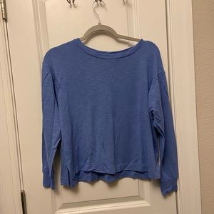 Loft Blue Long Sleeve Top